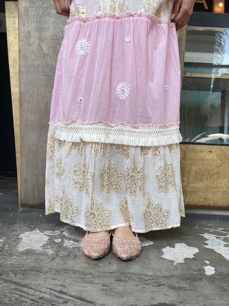 Flats rosa Encaje