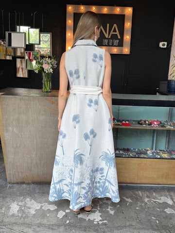 Maxi estampado palmeras