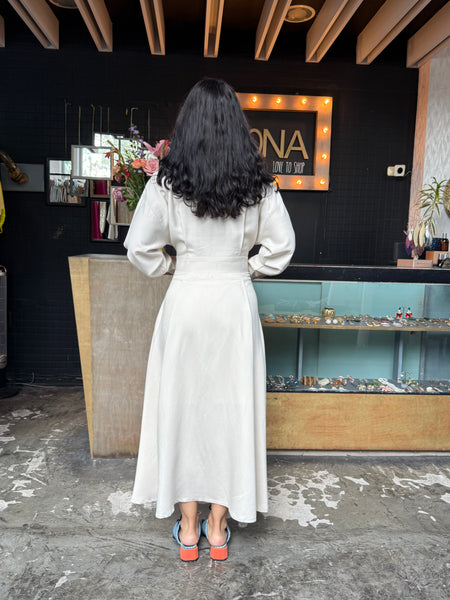 Vestido beige
