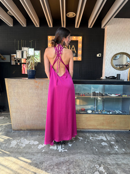 Vestido magenta