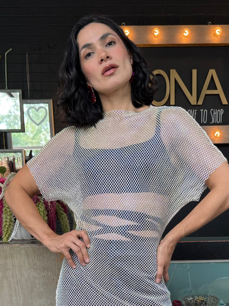 Vestido iridiscencia