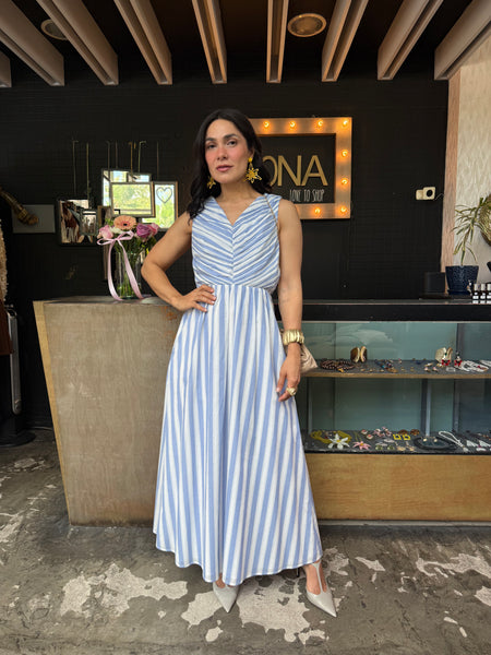 Vestido de rayas