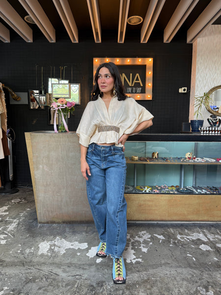 Blusa cinturón