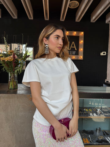 Blusa filo plata