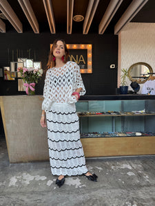 Falda croché