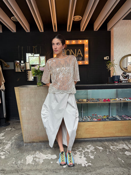 Blusa de brillos