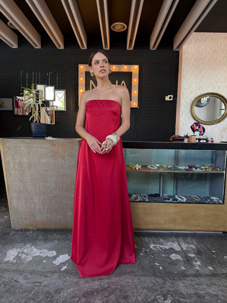 Maxi dress rojo