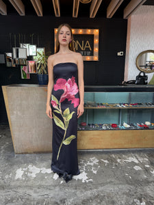 Vestido lápiz flor