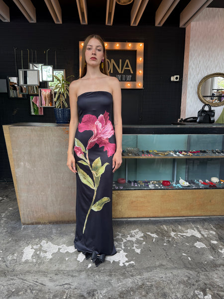 Vestido lápiz flor