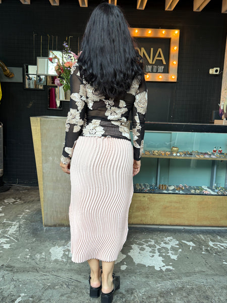 Falda plisada
