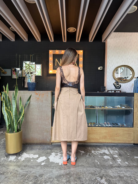 Falda boxy