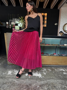 Falda lentejuelas fuchsia
