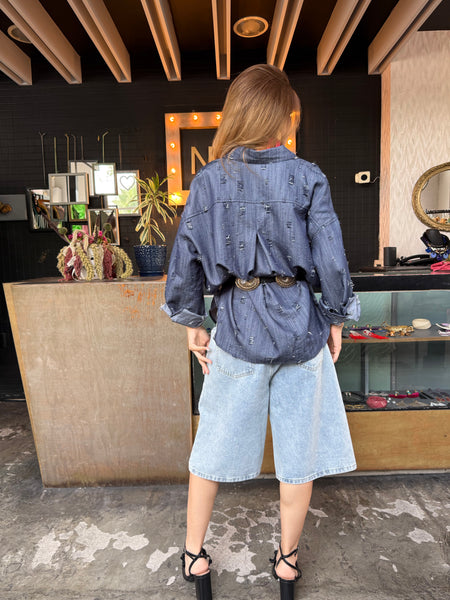 Blusa denim