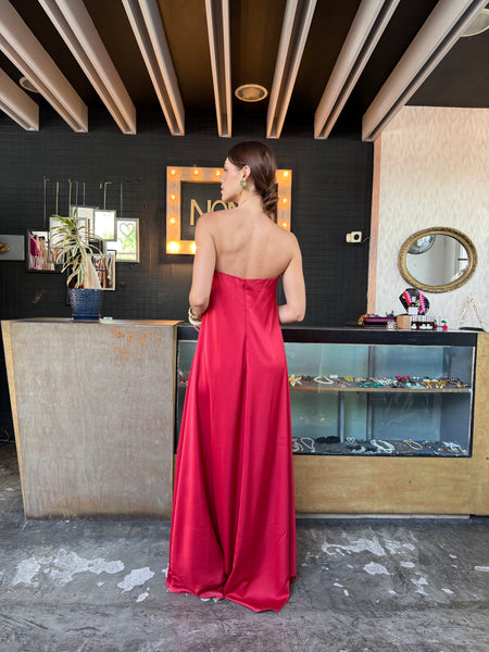 Maxi dress rojo