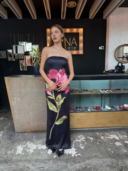 Vestido lápiz flor