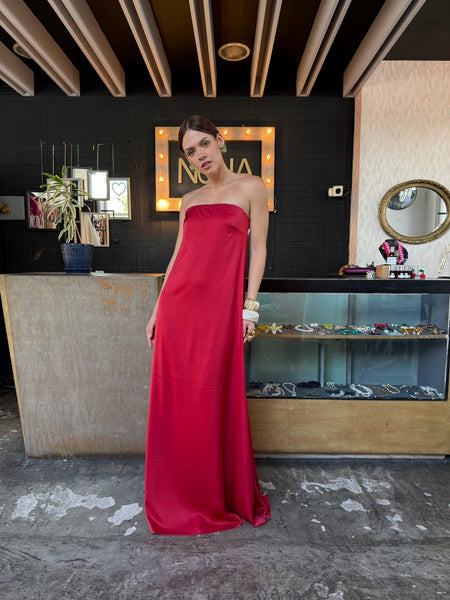 Maxi dress rojo