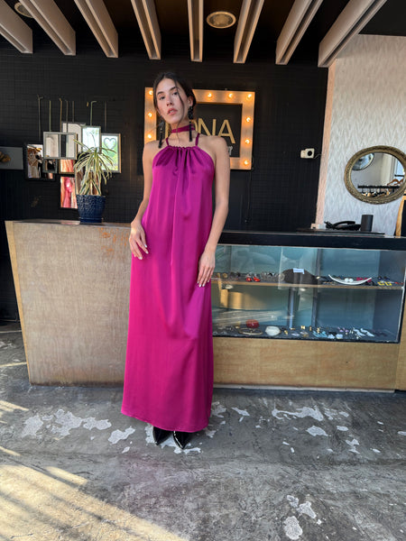 Vestido magenta