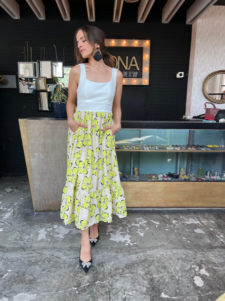 Midi vestido moño