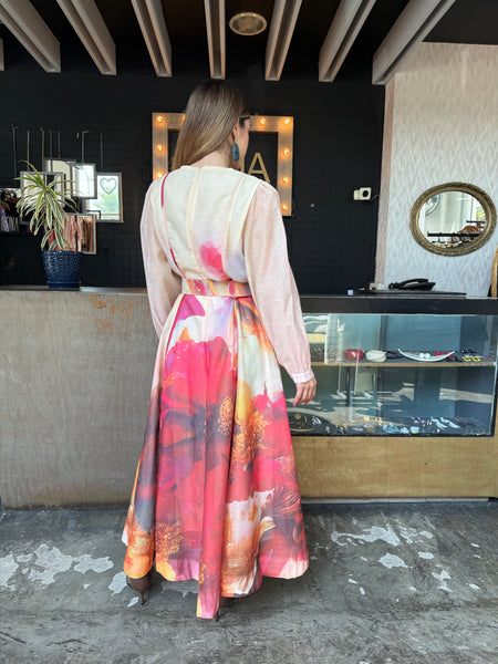 Maxi dress estampado