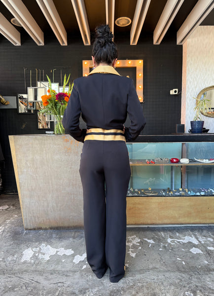 Set negro/dorado