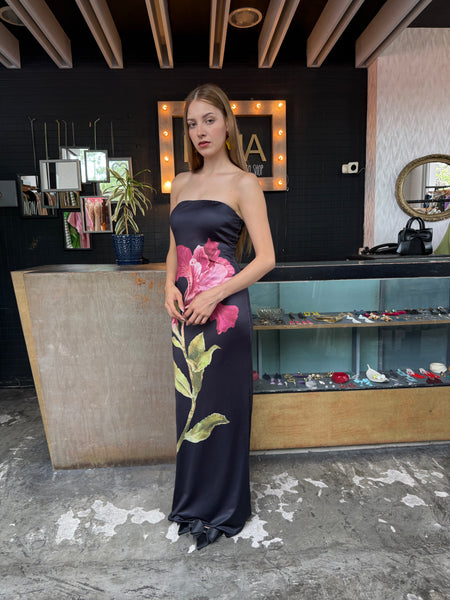 Vestido lápiz flor