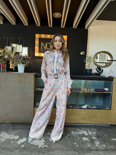 Set estampado Rosa