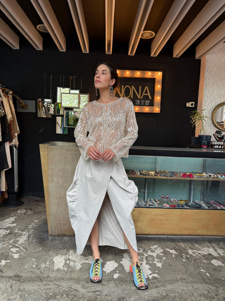 Blusa brillos