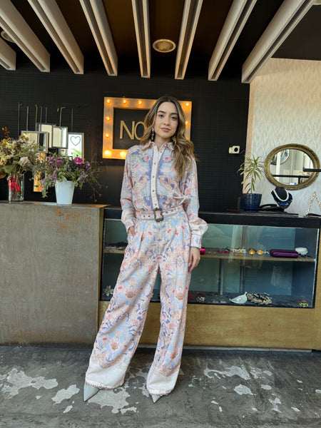 Set estampado Rosa