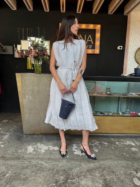 Vestido Midi Light Gray