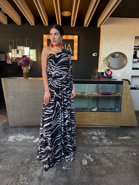 Maxi dress Asimétrico
