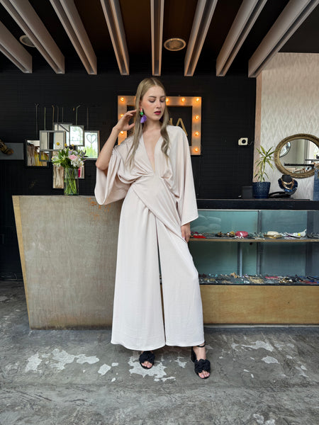 Jumpsuit cuello V