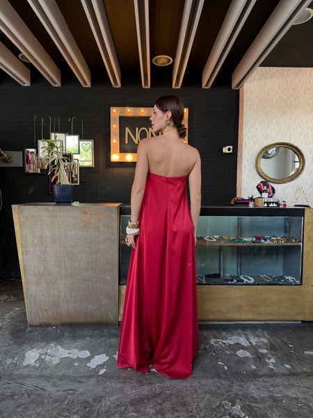 Maxi dress rojo