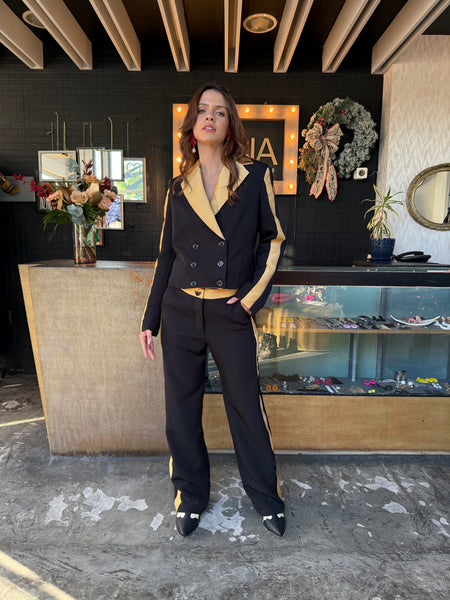 Set negro/dorado