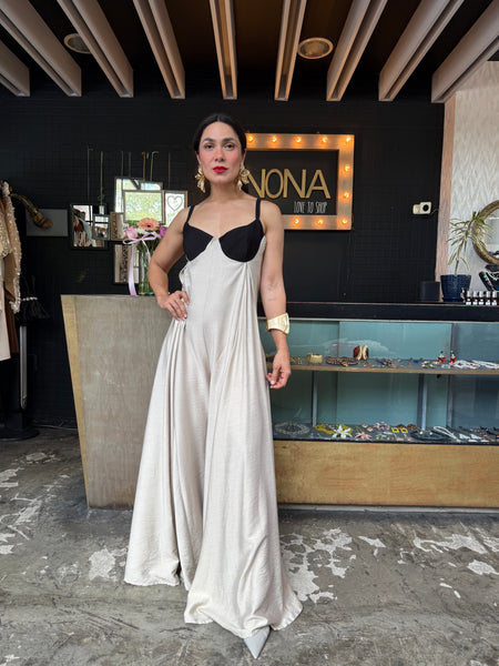 Jumpsuit beige