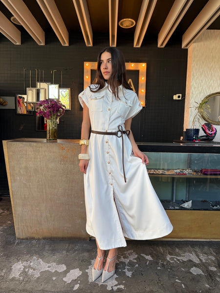 MIDI dress Blanco