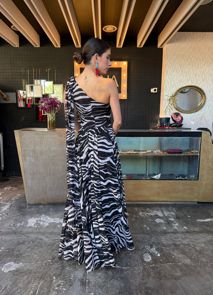 Maxi dress Asimétrico