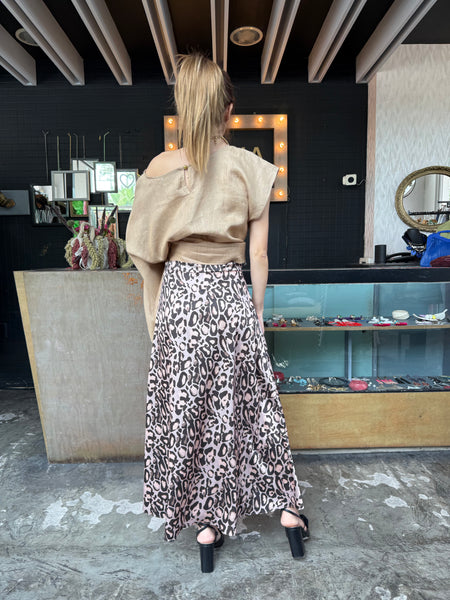 Falda animal print