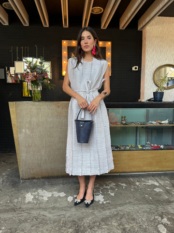 Vestido Midi Light Gray