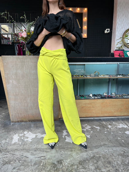 Pantalón color lima