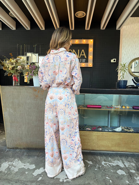 Set estampado Rosa