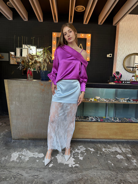 Falda midi