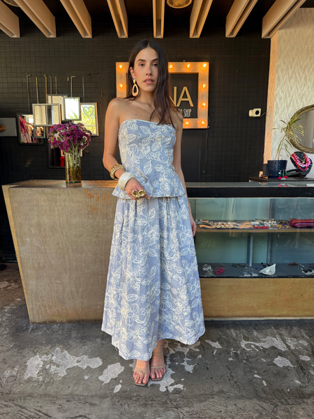 Vintage set Azul