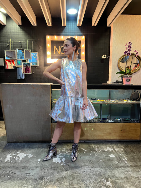Vestido metálico