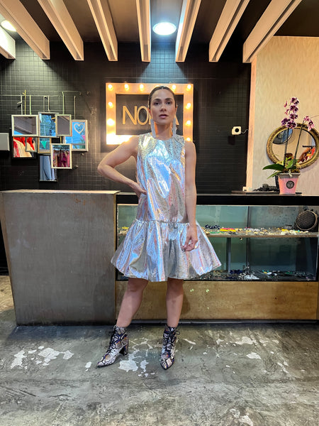 Vestido metálico