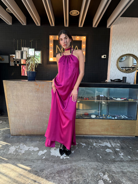 Vestido magenta