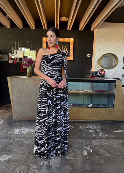 Maxi dress Asimétrico