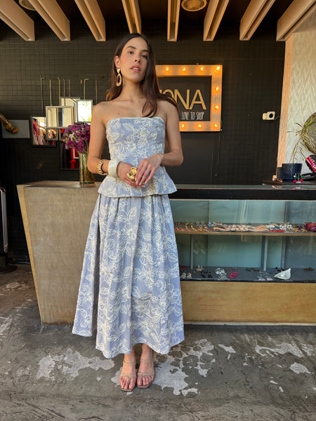 Vintage set Azul