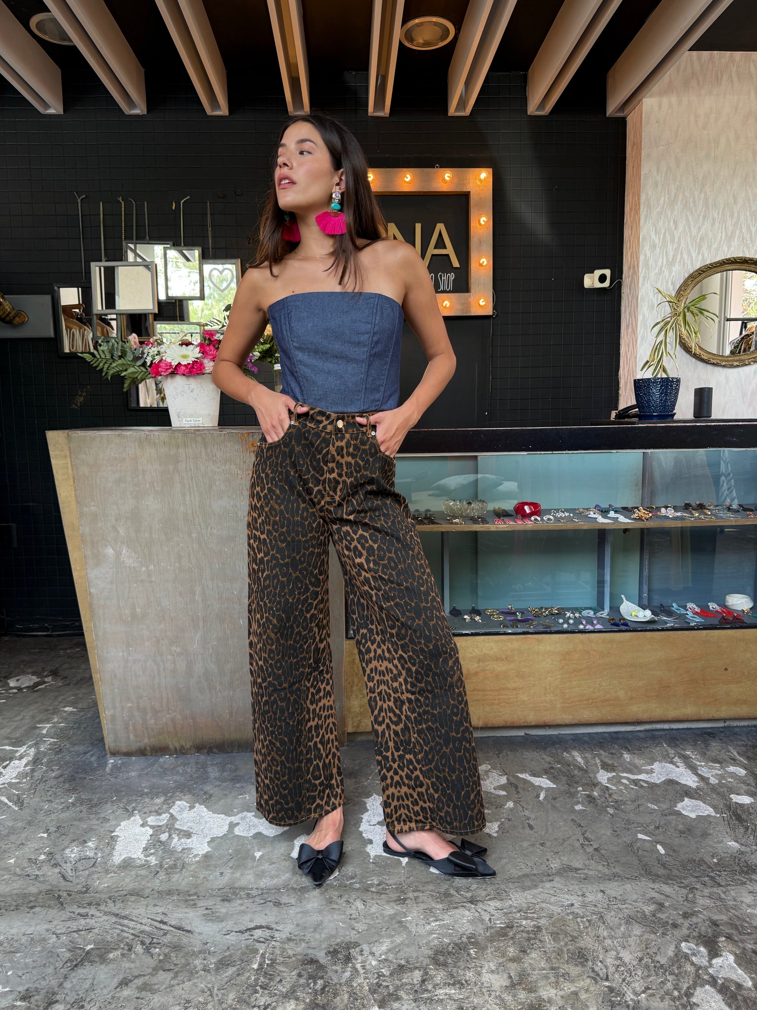 Pantalón leopardo