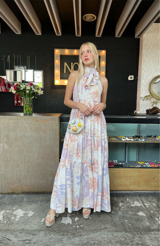 Maxi vestido flores