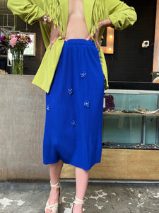 Falda azul